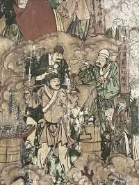 華棟壁繪 至者聳觀｜石家莊毗盧寺壁畫