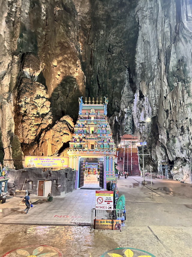 The Iconic Rainbow Stairs of Batu Caves, Kuala Lumpur 