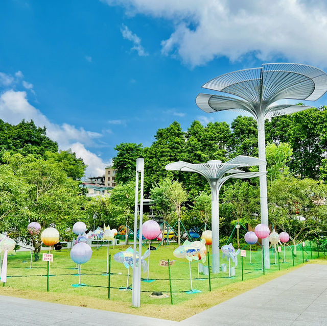 中秋來逛逛廣州文化公園燈展啦