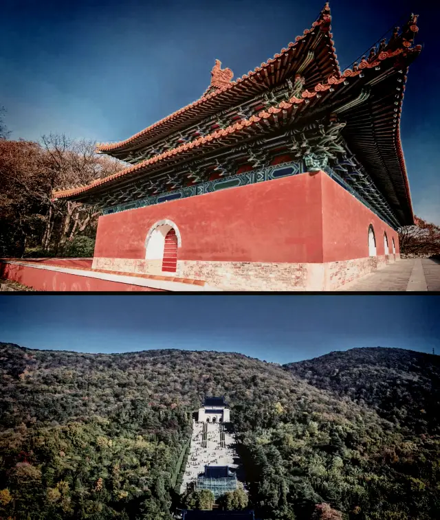 "鐘山美景太迷人，一來便沉醉，恐您不願離去！"。