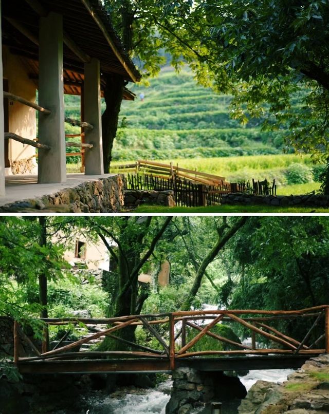 被古村落和森林環繞的治癒系民宿