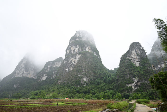 雲霧山中起，仙境數十里！