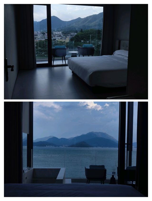 深圳較場尾海景私湯酒店｜浸住溫泉睇海
