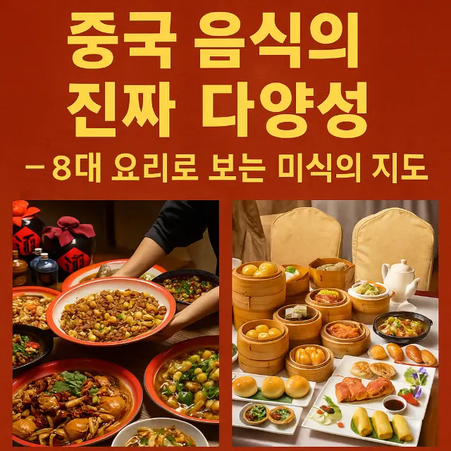 🏮ความหลากหลายที่แท้จริงของอาหารจีน — แผนที่อาหารแปดประเภท