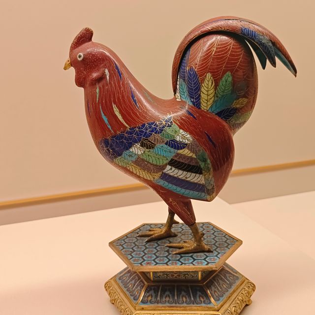 上海博物館（人民廣場館）的掐絲琺瑯美到窒息