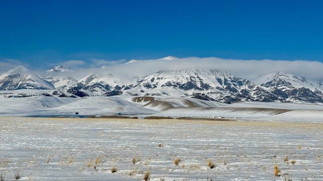 冰雪世界絕美藍冰