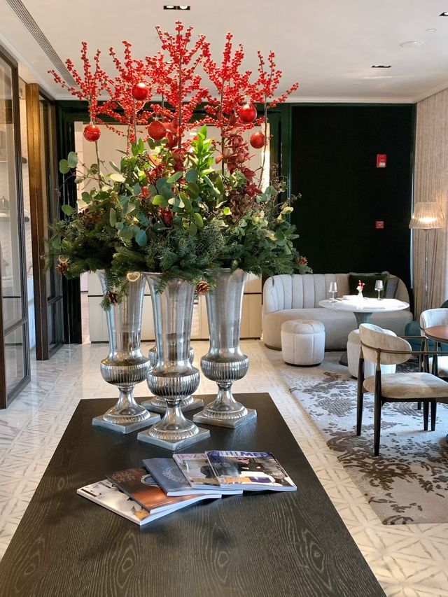 聖誕拍照,前灘華爾道夫紅絲絨聖誕樹 聖誕拍照,前灘華爾道夫紅絲絨聖誕樹