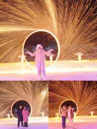 打卡雪謠居客棧拍最美煙花照片