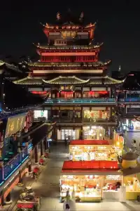 12/1實拍live豫園冬季泛光秀