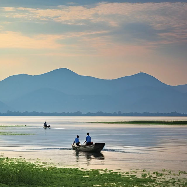 鄱陽湖美景 鄱陽湖美景
