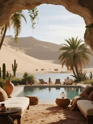 Where the desert meets the snow, I witnessed the most romantic spectacle in the world!