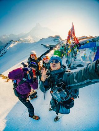 This is truly the Mardi Himal, the backyard of Machapuchare, where you can avoid the crowds and enjoy stunning snowy mountains