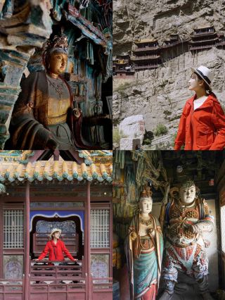 Let me see how many people who climb the Hanging Temple don't even look at the statues...