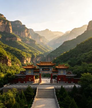 Stroll through Qibugou, where every step reveals mountains, water, and autumn, and get lost in the serene valleys of the Taihang Mountains~
