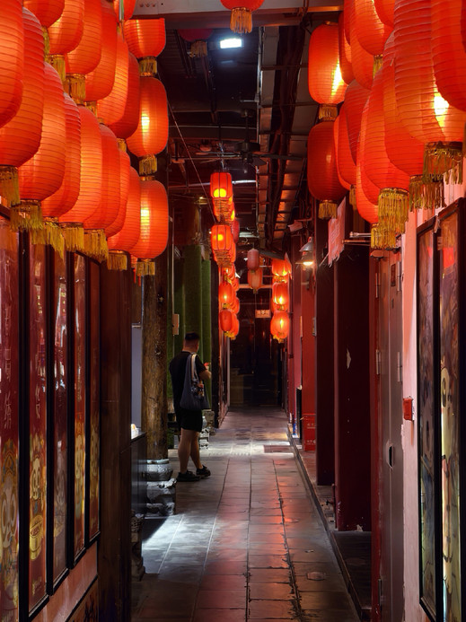 錦里古街の夜景——赤い提灯が灯す古き良き成都 | Trip.com 成都