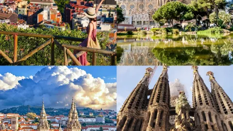 The truth about traveling in Spain: Different budgets, but the sun is just as strong. Some people head straight to a private winery upon landing in Madrid, while others rush to catch the early high-speed train with backpacks. — traveler post in Ibiza