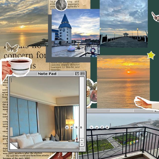 淡水之美-福容大飯店🌊🏨🌅