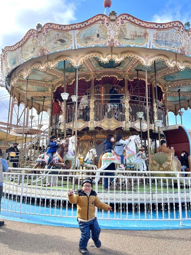 เล่นหิมะที่สวนสนุก Hirakata Park ☃️