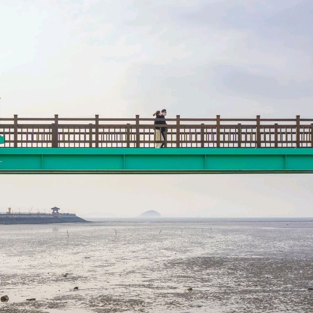 바다위를 걸을 수 있는 아름다운 장소 "궁평 낙조길"