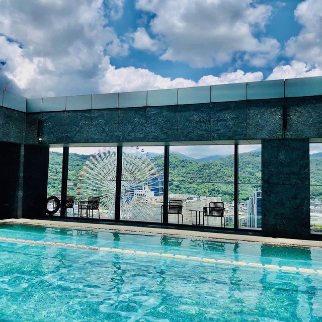台北大直絕美五星酒店泳池🌟 Taipei Marriott Hotel 台北萬豪酒店