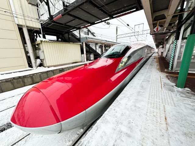 陸奧小京都~冬季角館新幹線復古車站