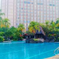 Pretty Pool Area of Grand Hyatt Jakarta
