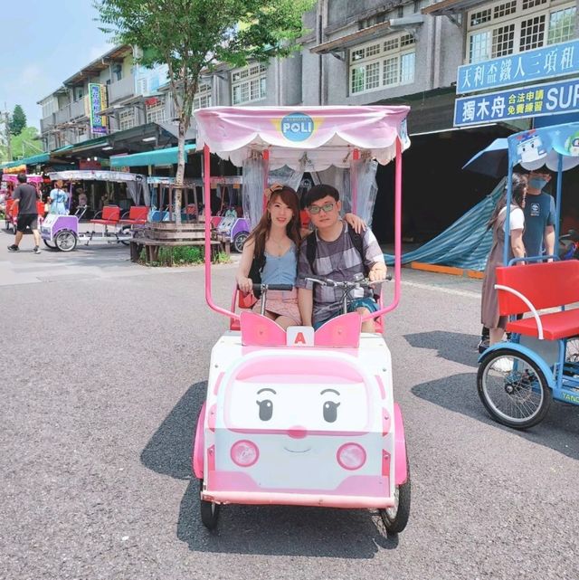 追尋宜蘭梅花湖的可愛鴨鴨🦆，環湖車車超古錐😍