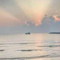 ยามเย็นที่หาดสะพลี 