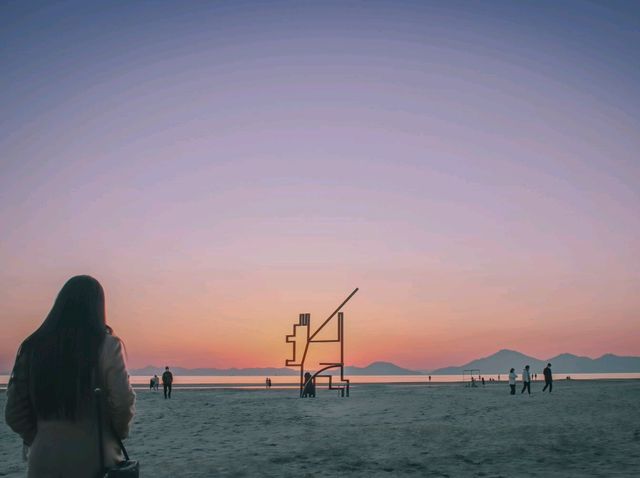 화려한 일몰에 넋이 나갈지도 몰라요, 부산 다대포