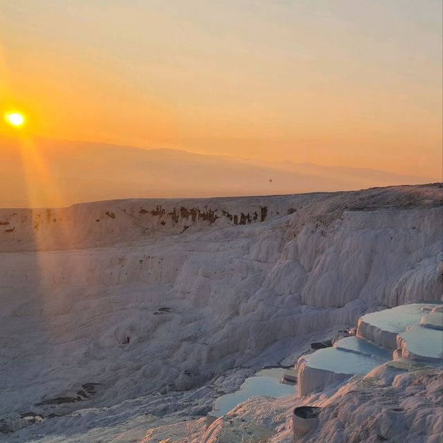 Travertines in Turkey