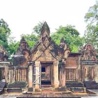 Bonteay Srei Tempple View in Siem Reap 