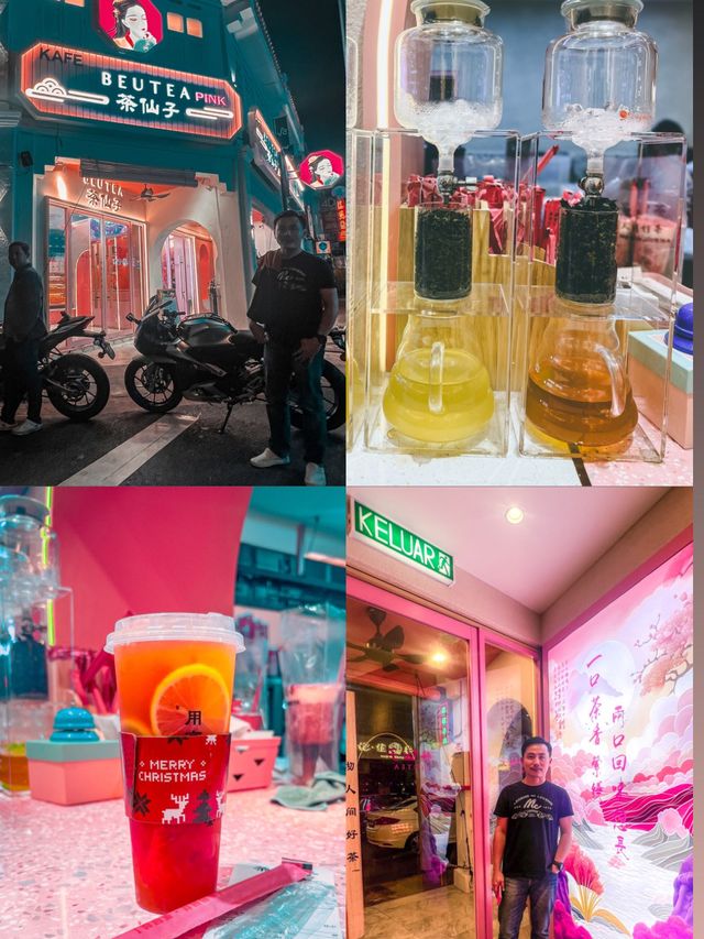 ร้านชานม Pink Cafe คาเฟ่สีชมพู แห่งแรกใน ปีนัง