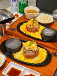 深水埗特色石燒和牛漢堡扒