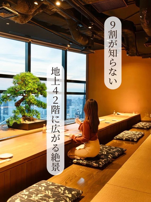 【東京都/汐留】9割が知らない42階にある絶景穴場レストラン