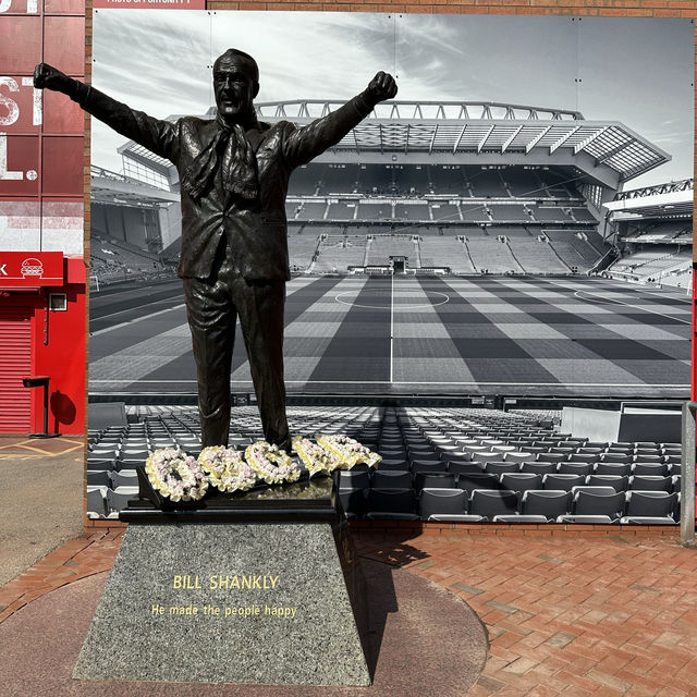 Iconic football stadium in Liverpool