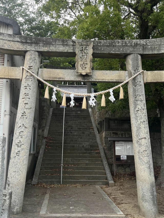 【福岡神社】夏には子供たちが山笠の練習もする氏神様
