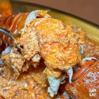 ข้าวกุ้งมังกรแกะราดมันกุ้งเยิ้มๆเจ้าดังบรรทัดทอง