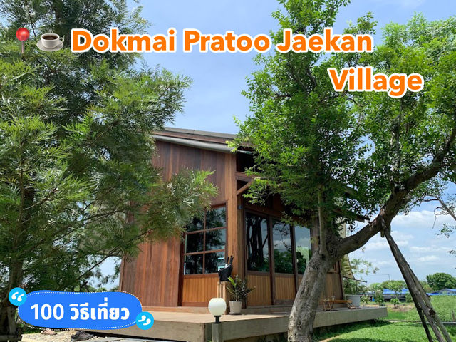 ☕️ Dokmai Pratoo Jaekan Village ดอกไม้ ประตู แจกัน