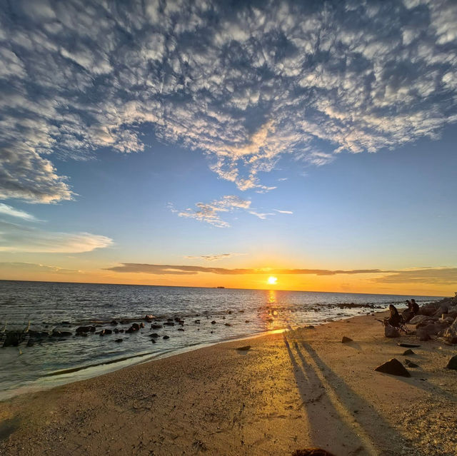"Romantic Getaway in Sekinchan: Sunset Beaches, Wishing Trees, and Lover's Bridge"
