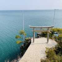 琵琶湖　竹生島