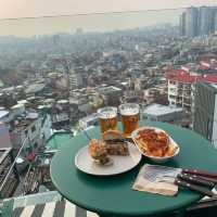 ソウル市内の絶景が楽しめるハンバーガー屋さん