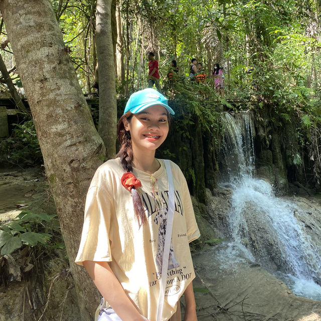 มากาญนะจ๊ะบุรี เพื่อมาเที่ยวน้ำตกเอราวัณ ❤️