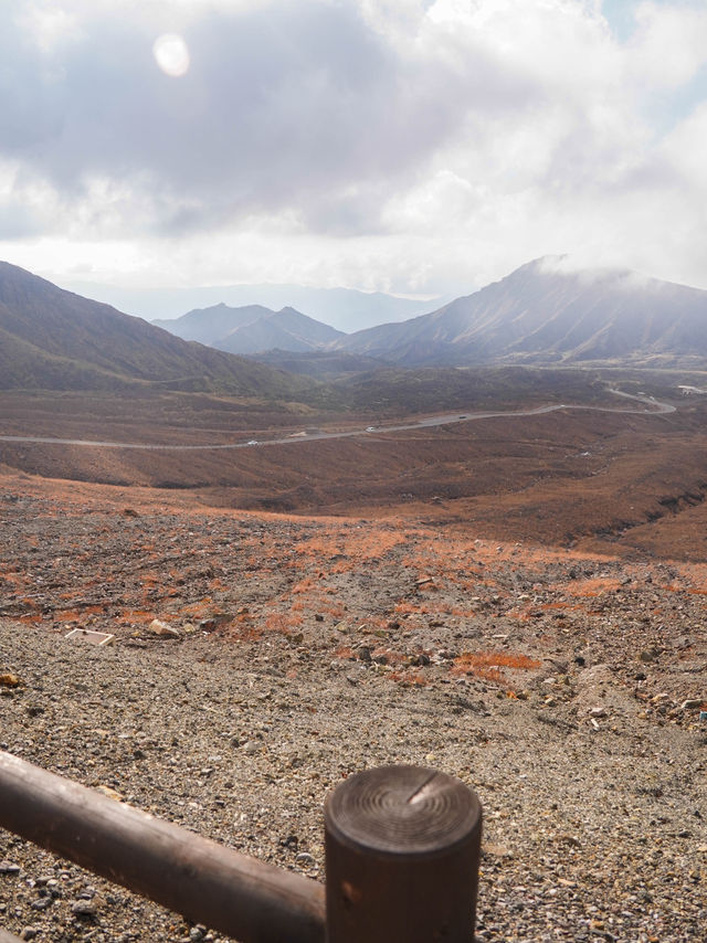 九州地區著名的旅遊景點、 近距離看活火山