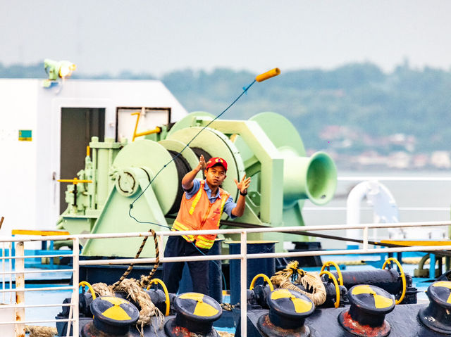 The biggest ferry in Indonesia 