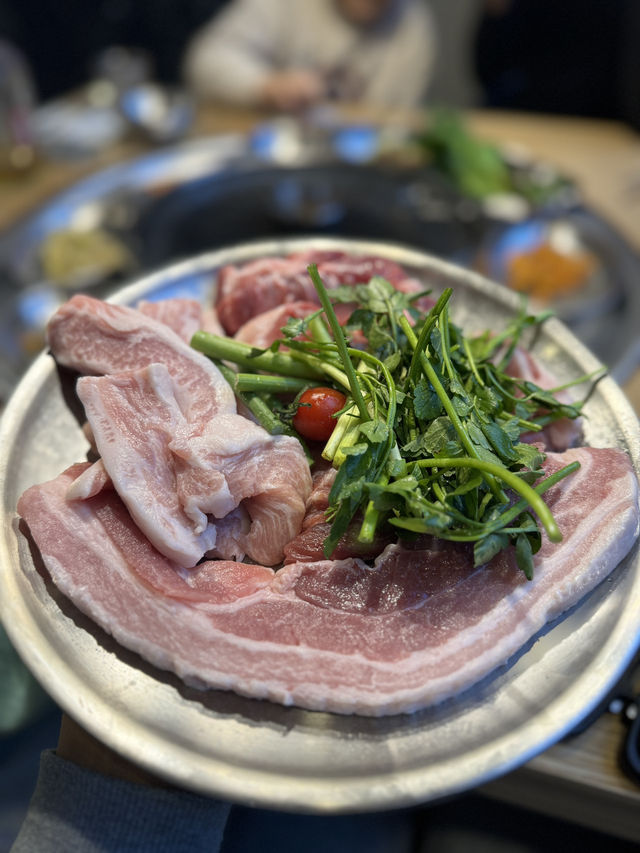광주 상무지구 대형쟁반 고기맛집, 쟁반집8292