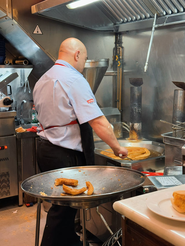 A unique churros in Seville than elsewhere in the world 