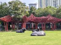 ซากุระ @Jing'an Sculpture Park