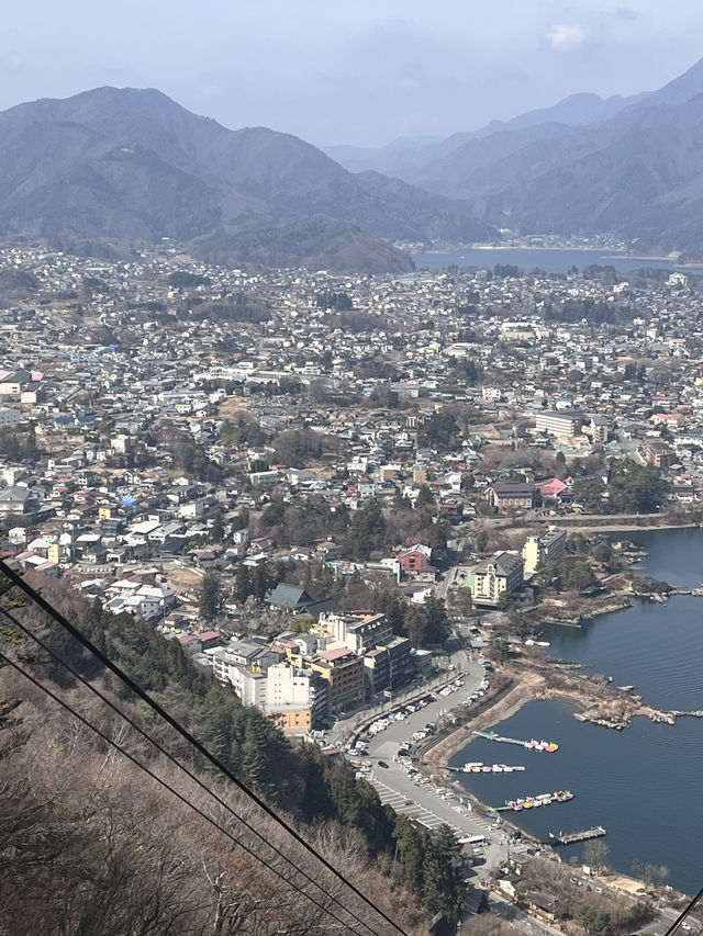  **眺望壯麗富士山！🚠搭天上山纜車，感受河口湖美景** 