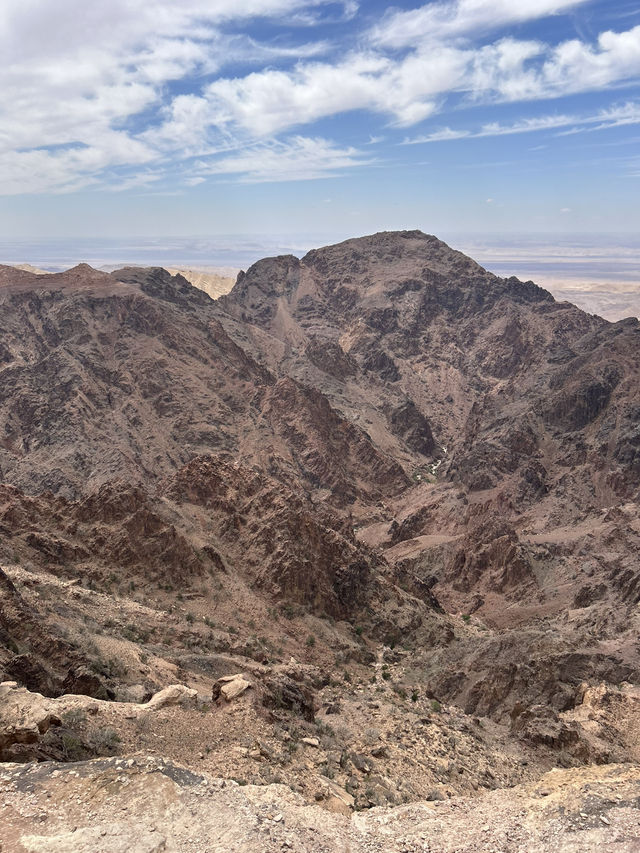 Crossing deserts and mountains 