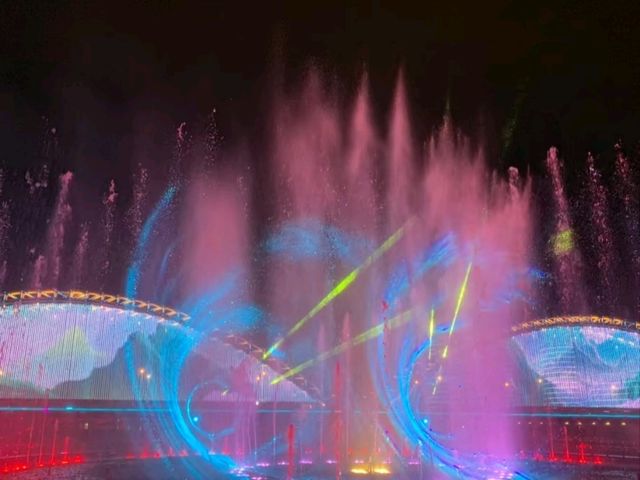 Shengzhou Bridge: A Symphony of Lights Over Shanxi River